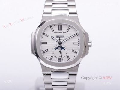 V9 Factory New Patek Philippe Nautilus Stainless Steel Swiss 324S Best Replica Watches